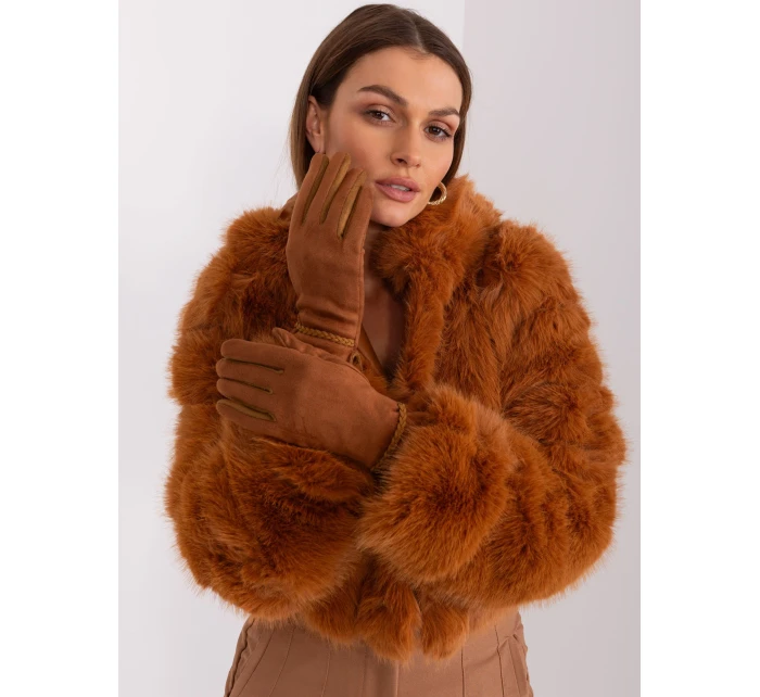 Rukavice AT RK 238601.98 svetlo hnedá