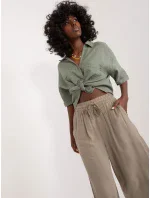 Spodnie model 20101079 khaki - FPrice Spodnie model 20101079 khaki - FPrice