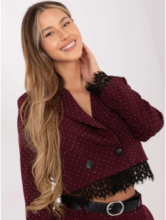 Marynarka IT MA bordowy model 21799723 - FPrice