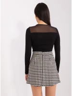 Sukňa LK SD 509478 1.53P biela a čierna