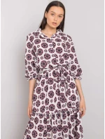 Šaty LK SK 508525.17 biele a červené Šaty LK SK 508525.17 biele a červené