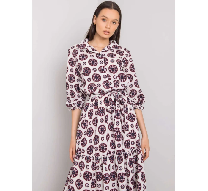 Šaty LK SK 508525.17 biele a červené Šaty LK SK 508525.17 biele a červené