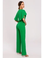 M670 Kombinéza s volánikmi - zelená