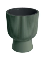 MILLY Kvetináče na podstavci 24 cm ZELENÁ PINA detské