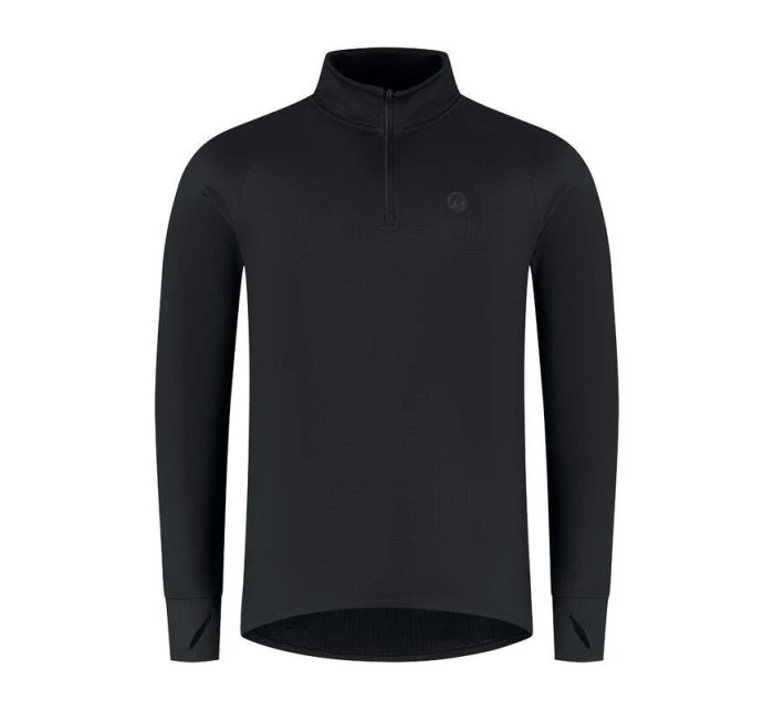 Rogelli ESSENTIAL bežecká mikina čierna S Rogelli ESSENTIAL bežecká mikina čierna S