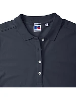 Russell Athletic 566F Dámske elastické polo tričko z piké 10.566F fuchsiová