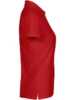 O Dámské piqué polo z bio bavlny red model 22503852 - Neutral