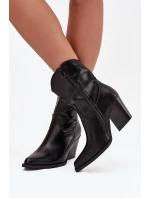 Dámské Kožené Kovářky Na Podpatku Černé Sorelia Dámské Kožené Kovářky Na Podpatku Černé Sorelia