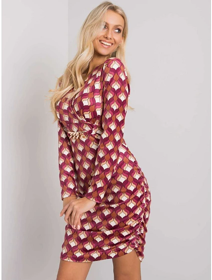 Šaty DHJ SK model 16254275 tmavě růžová - FPrice