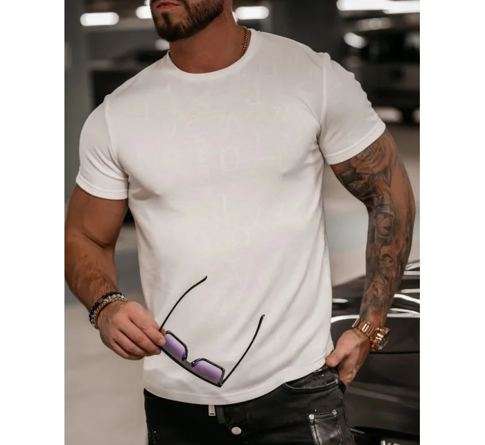 Pánske tričko 277061 ecru - Ola Voga