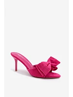 Klapky na podpatku model 228993 Step in style Klapky na podpatku model 228993 Step in style
