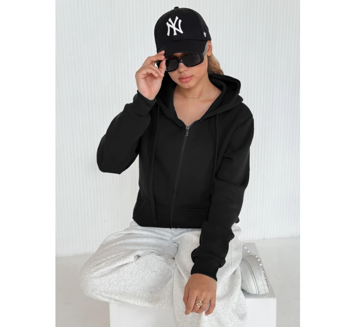 Dámska mikina VICTORIA čierna BY0327 Dámska mikina VICTORIA čierna BY0327