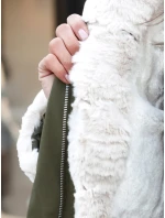 Dámská zimní bunda zelená Dstreet model 21982592 - FashionStreet