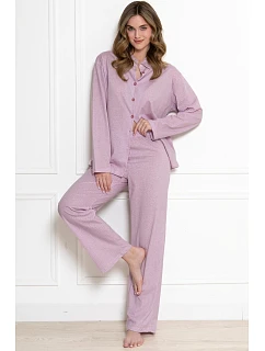 Pyžamo  dlouhé rukávy, velikosti rozepínací model 22269063 - LEVEZA