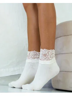 Dámske ponožky Milena 1061 Čipka