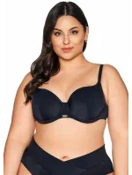 Plavecká podprsenka s polovičnými košíčkami Ava SK 313 Black