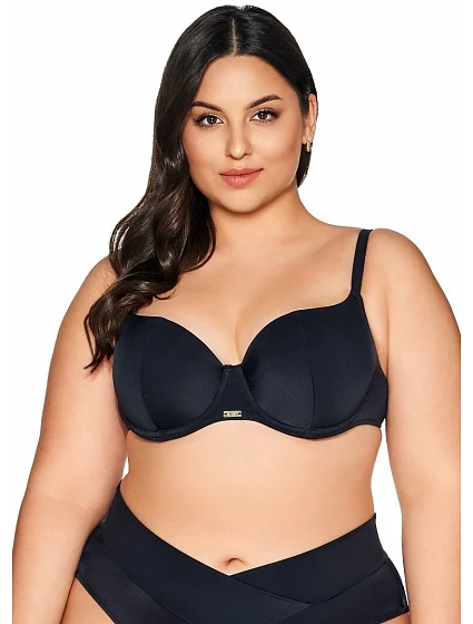 Polovyztužená dámská plavková podprsenka cup SK Black model 20839874 - Ava