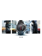 VELTORI VT130-1 Smartwatch Čierny silikónový remienok VELTORI VT130-1 Smartwatch Čierny silikónový remienok