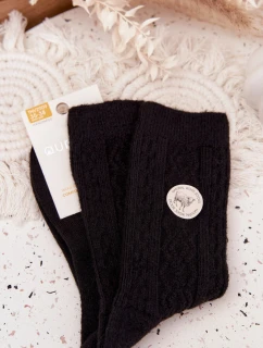 Dámské vlněné ponožky Černé