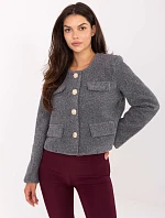 IT KR bunda FL9586.64 tmavo sivá