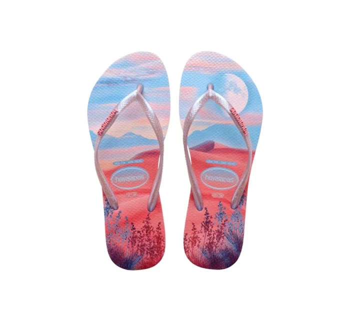 Dámske žabky 4132614-5217 Ružovo-modrá - Havaianas