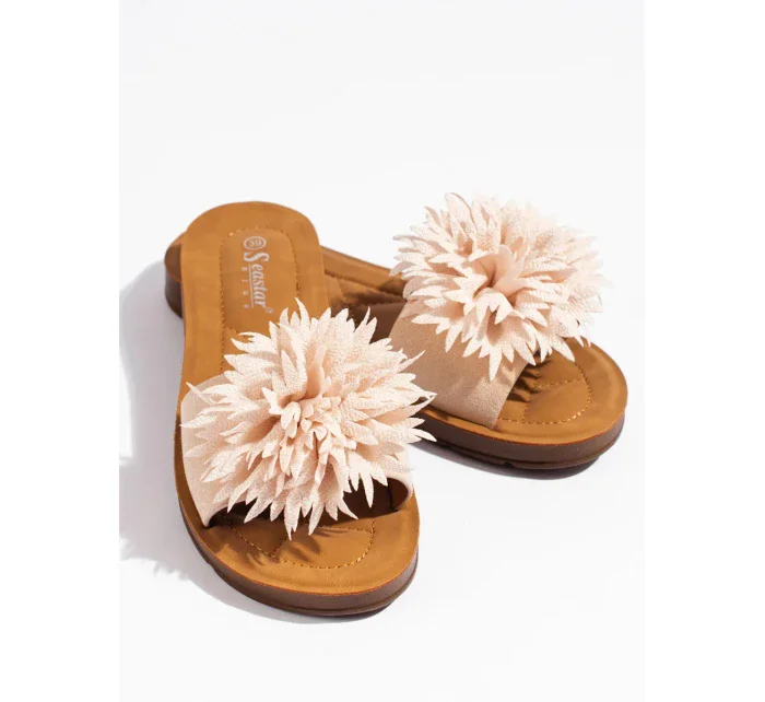 Krásne hnedé dámske ponožky bez päty Krásne hnedé dámske ponožky bez päty