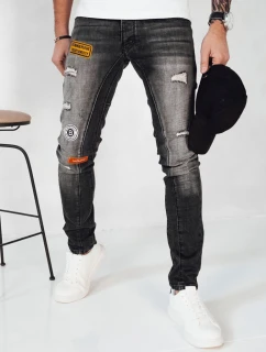 Pánské tmavě šedé džínové kalhoty Dstreet model 21972526 - FashionStreet