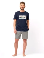 Pyžamo Kľúč MNS 606 A25 kr/r M-2XL Pyžamo Kľúč MNS 606 A25 kr/r M-2XL