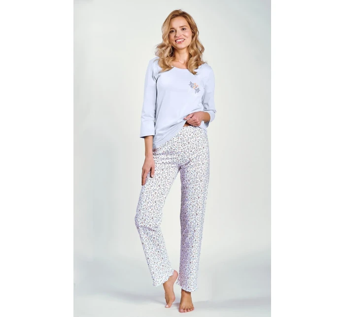 Dámské pyžamo 3/4 SXL Z25 model 20213207 - Taro Dámské pyžamo 3/4 SXL Z25 model 20213207 - Taro