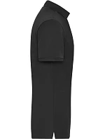 Daiber JN 1806 Pánske pracovné elastické bio polo - Solid 02.1806 čierne Daiber JN 1806 Pánske pracovné elastické bio polo - Solid 02.1806 čierne