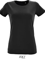 SOL'S Regent Fit Women Dámske tričko „Slim Fit“ 25.2758 deep black