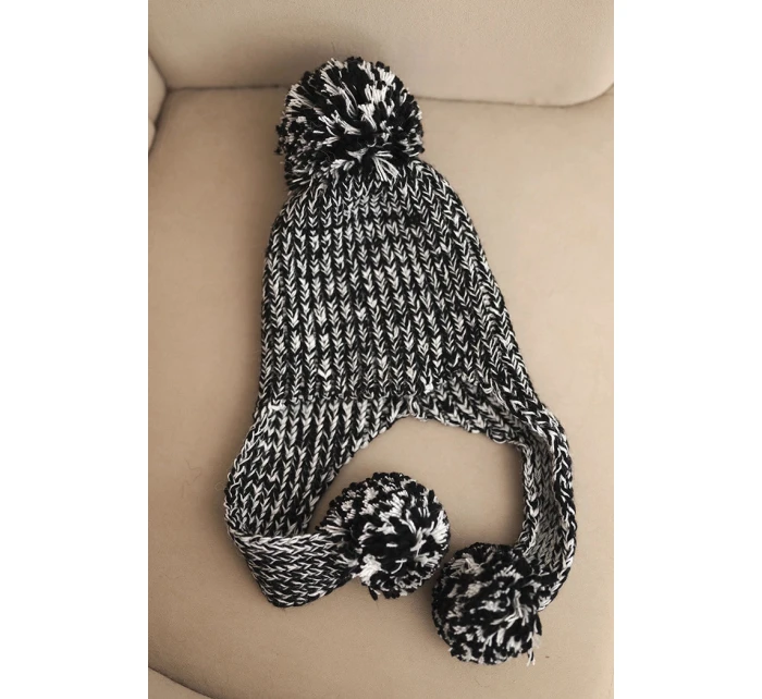 Dámská čepice ušanka Emma K343 černá