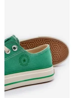 Niskie Trampki Damskie Big Star NN274268 Zielone