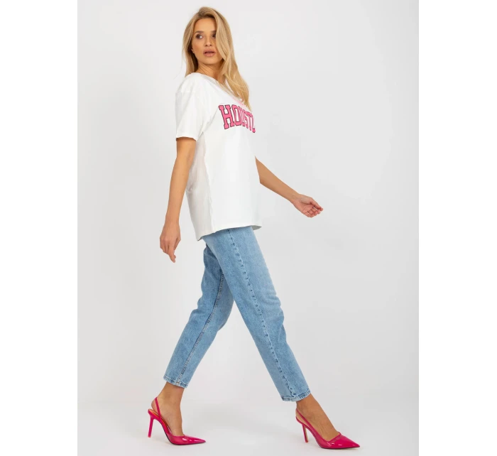 Dámské tričko EM TS ecru model 18132726 - FPrice Dámské tričko EM TS ecru model 18132726 - FPrice