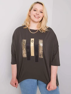 Blúzka RV BZ 6227.91 tmavá khaki