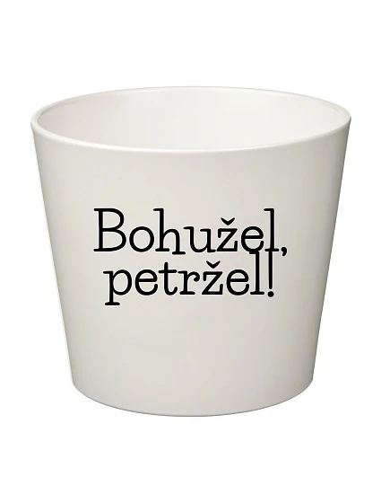 BOHUŽEL, PETRŽEL! - malý květináč