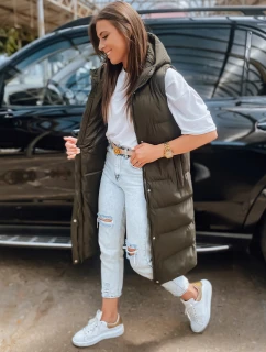 Dámska prešívaná vesta ELLA zelená FashionStreet TY3032