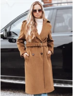 Dámský zimní kabát klasický hnědý Dstreet model 21991781 - FashionStreet