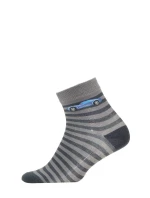 Gatta 224.N59, G24.N59 Cottoline Woisenne chlapčenské vzorované ponožky 21-26