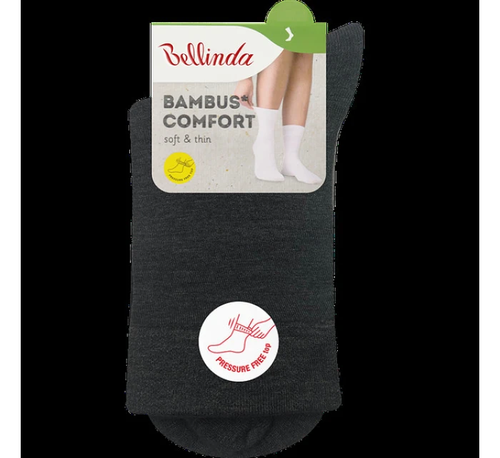 Dámske bambusové ponožky BAMBUS LADIES COMFORT SOCKS - BELLINDA - tmavomodré
