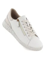 Skórzane damskie na beżowe 138 model 22002251 - JEZZI