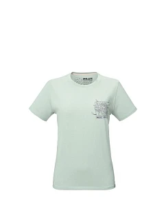 Dámske tričko MILLET Cimaï Collab Ts Ss v pastelovo zelenej farbe
