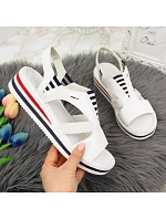 Sandály na platformě W model 22082975 bílé Rieker - Inny