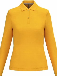 K 244 Dámské piqué polo s dlouhým rukávem model 22507076 yellow - Kariban