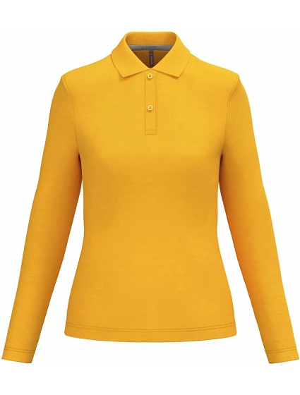 Kariban K 244 Dámske polo tričko s dlhým rukávom z piké 20.K244 yellow Kariban K 244 Dámske polo tričko s dlhým rukávom z piké 20.K244 yellow