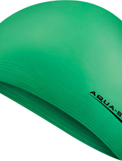 AQUA SPEED Plavecká čepice Soft Latex Green Pattern 11