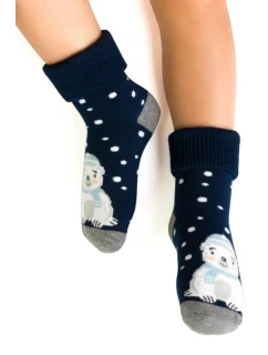 DETSKÉ FROTÉ PONOŽKY 154 NÁMORNÍCKA MODRÁ 20-22