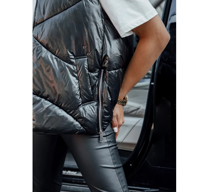 Dámská prošívaná vesta černá Dstreet model 21979872 - FashionStreet