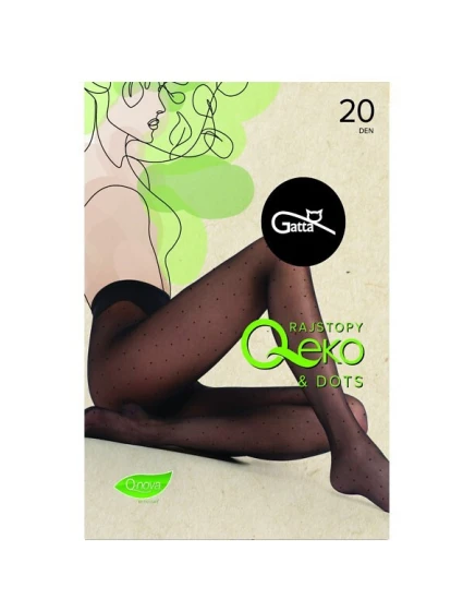Gatta Q-Eko&Dots pančuchy 20 den 5-XL