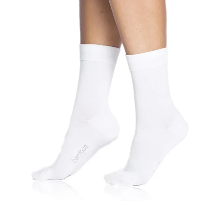 Dámske bambusové ponožky BAMBUS LADIES COMFORT SOCKS - Bellinda - biela